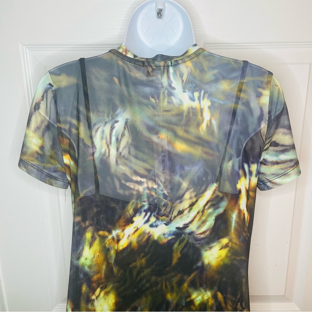 Multicolor Abstract Print Midi Dress - Picture 8 of 11